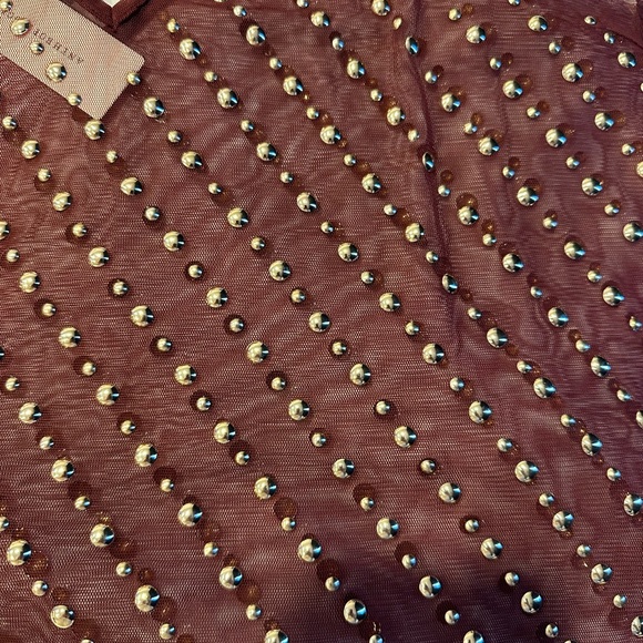 Anthropologie Studded Sheer Mesh Cami - Size  M/L - Picture 7 of 9